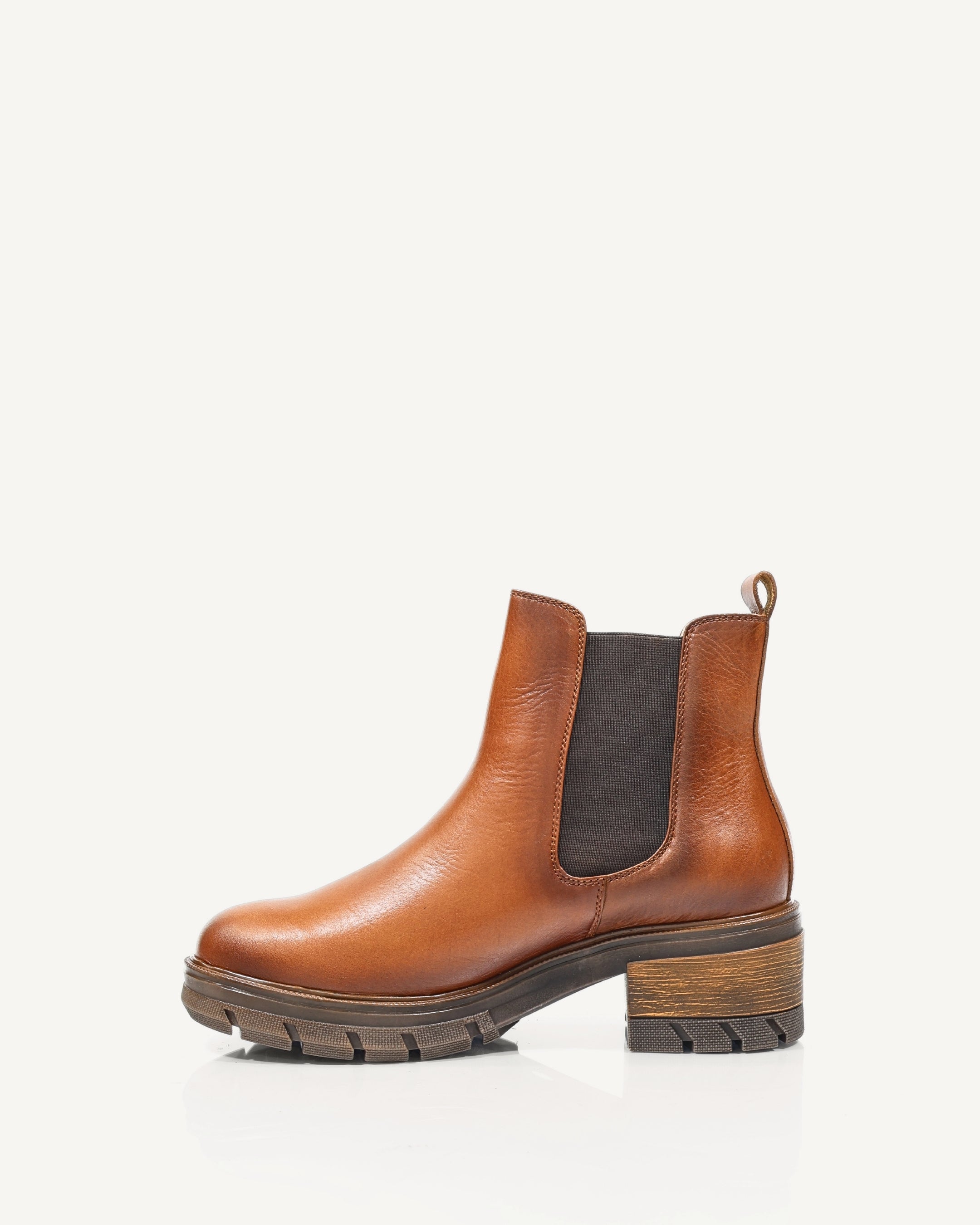 Botines Chelsea en Cuero Andalucía Miel