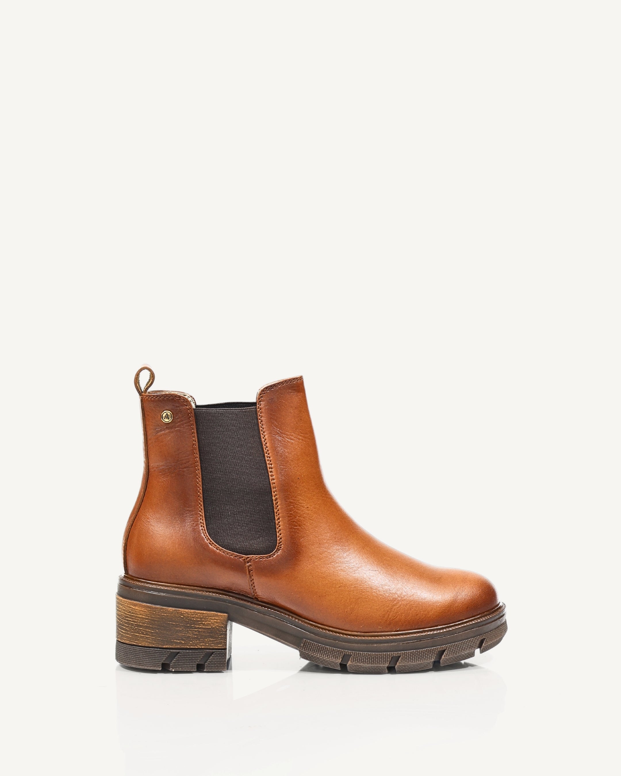 Botines Chelsea en Cuero Andalucía Miel