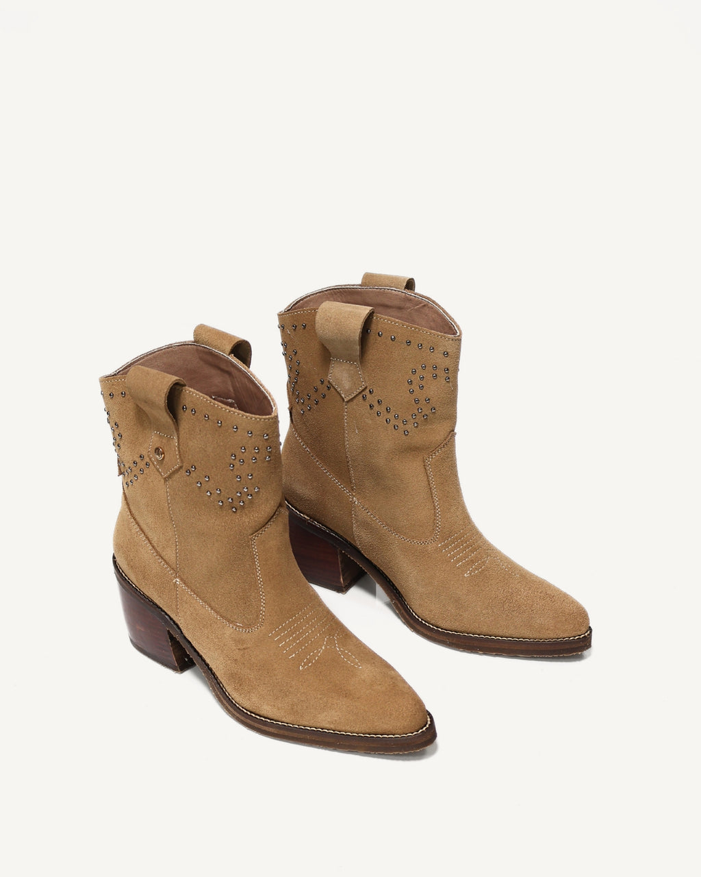 Botas Texanas en Cuero Carnaza con Taches Baylor Arena
