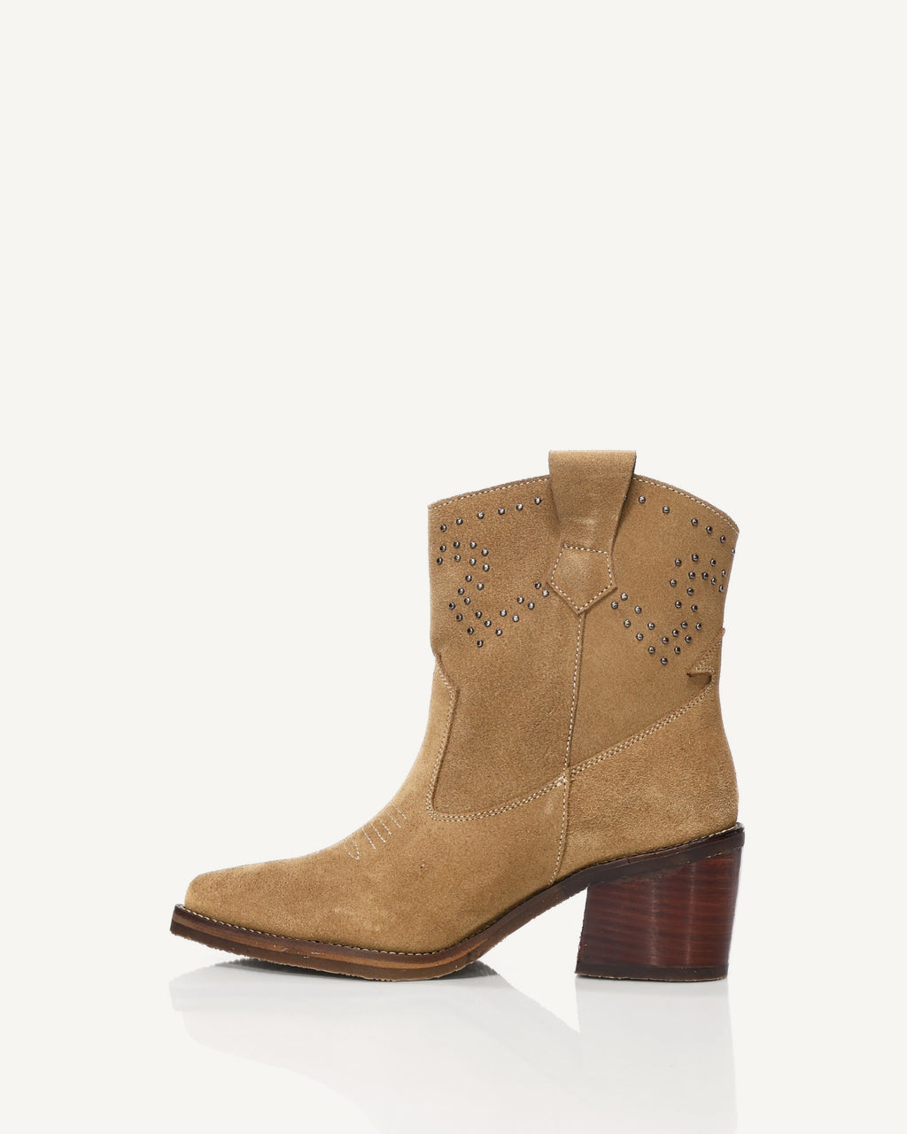 Botas Texanas en Cuero Carnaza con Taches Baylor Arena