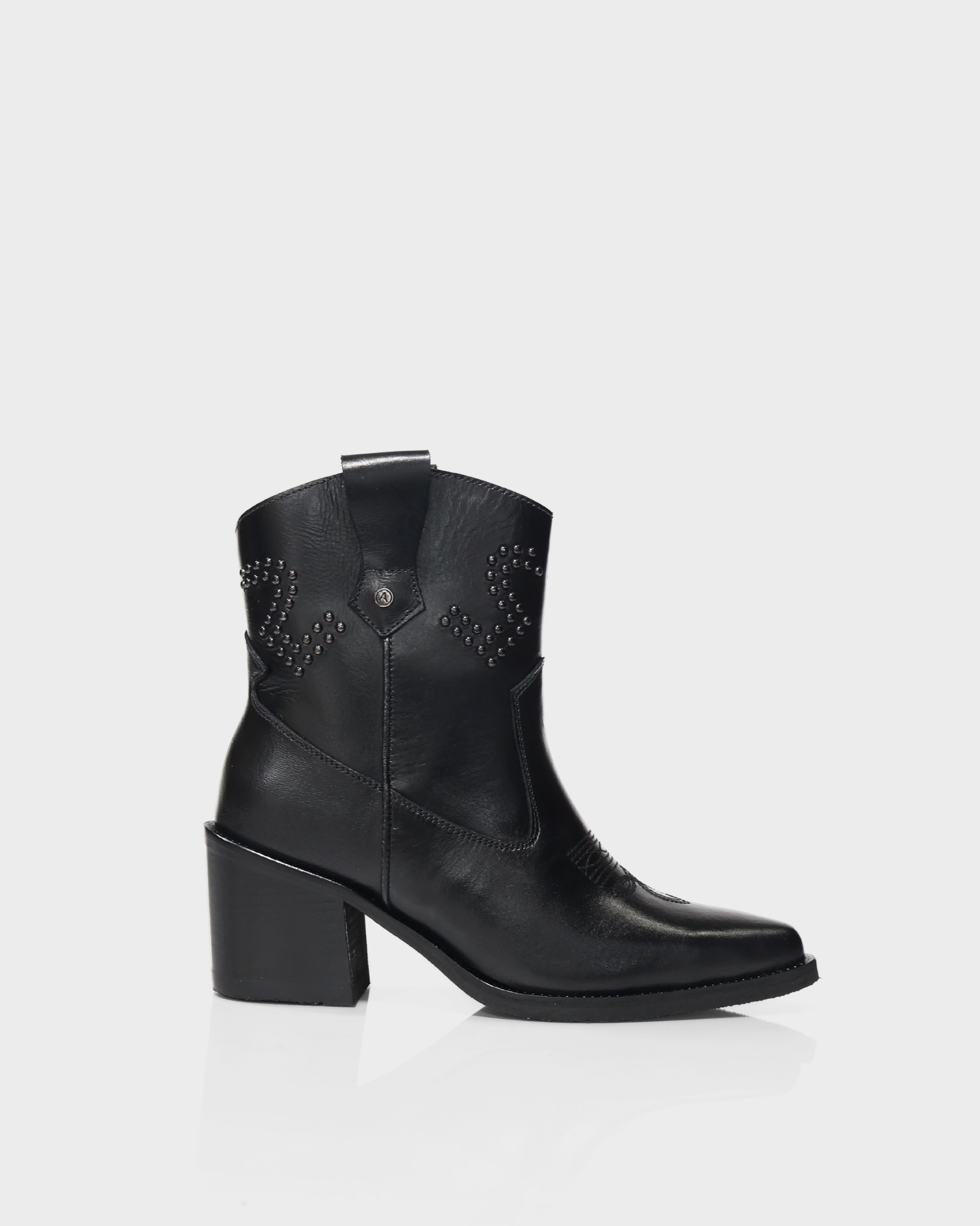 Botas Texanas en Cuero Baylor Negro