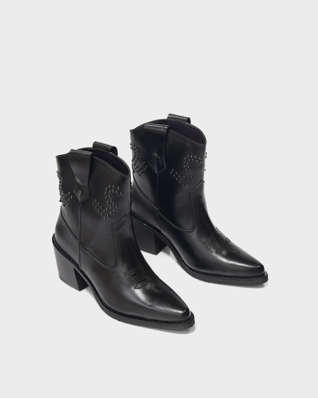 Botas Texanas en Cuero Baylor Negro