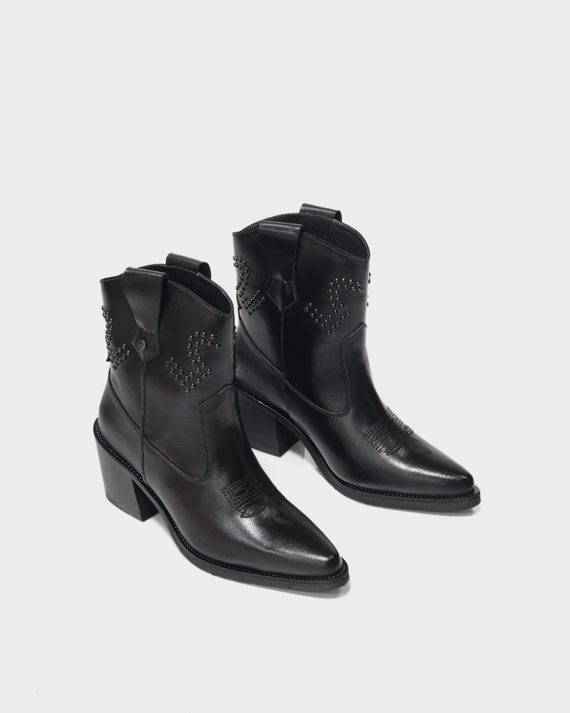 Botas Texanas en Cuero Baylor Negro