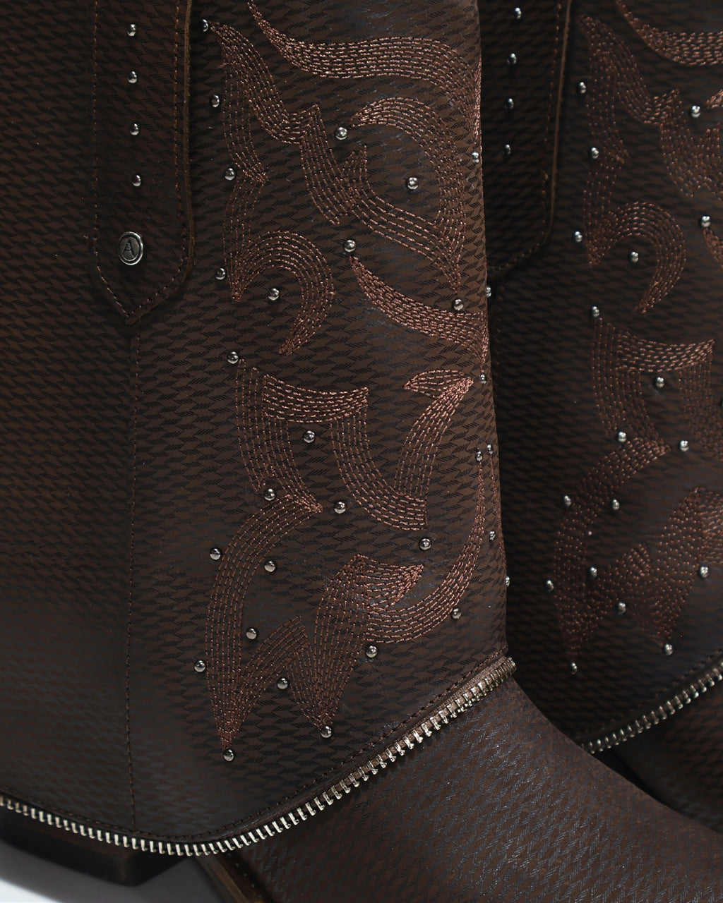 Botas Texanas en Doble Capa de Cuero Catena Café - Antonina