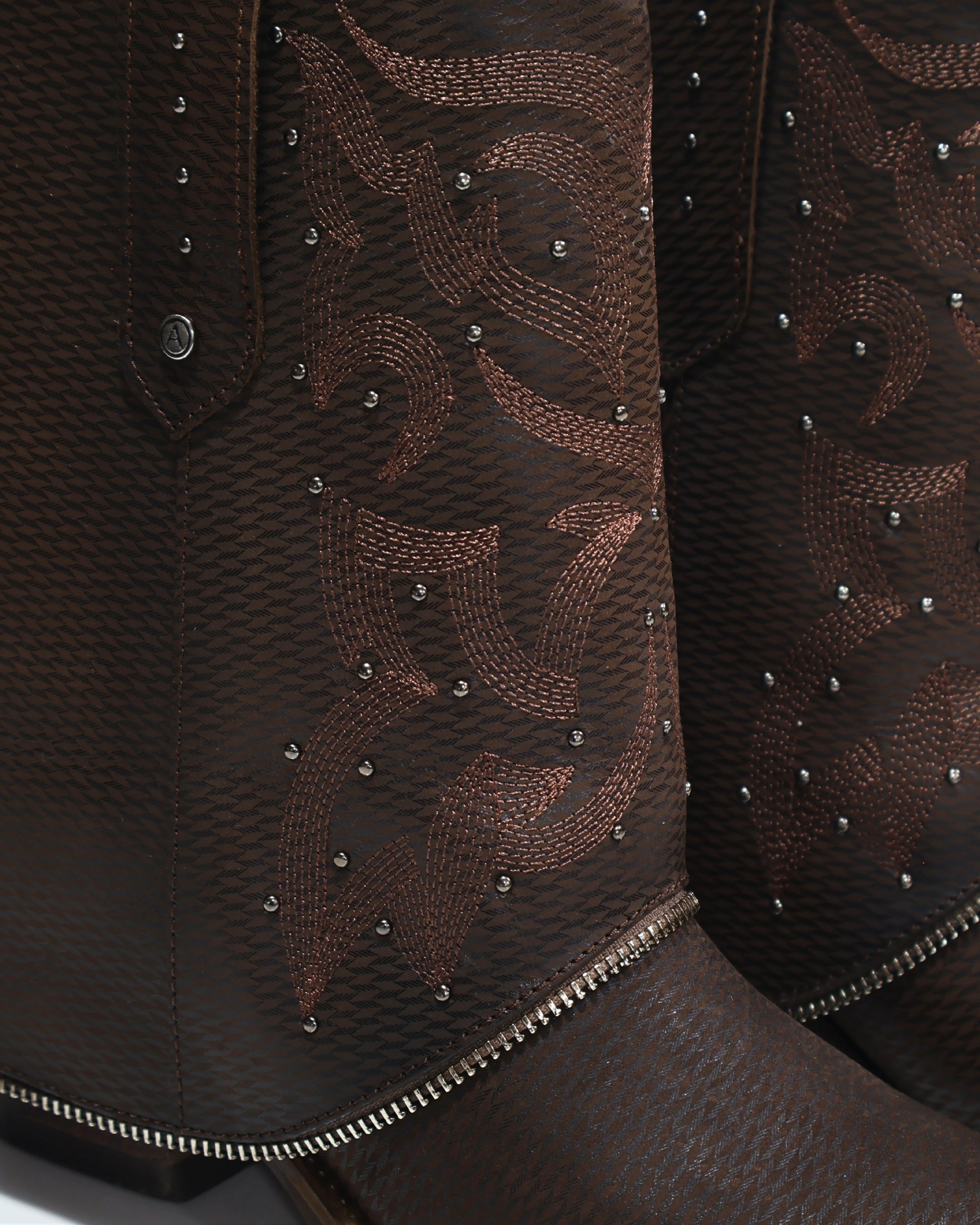 Botas Texanas en Doble Capa de Cuero Catena Café - Antonina