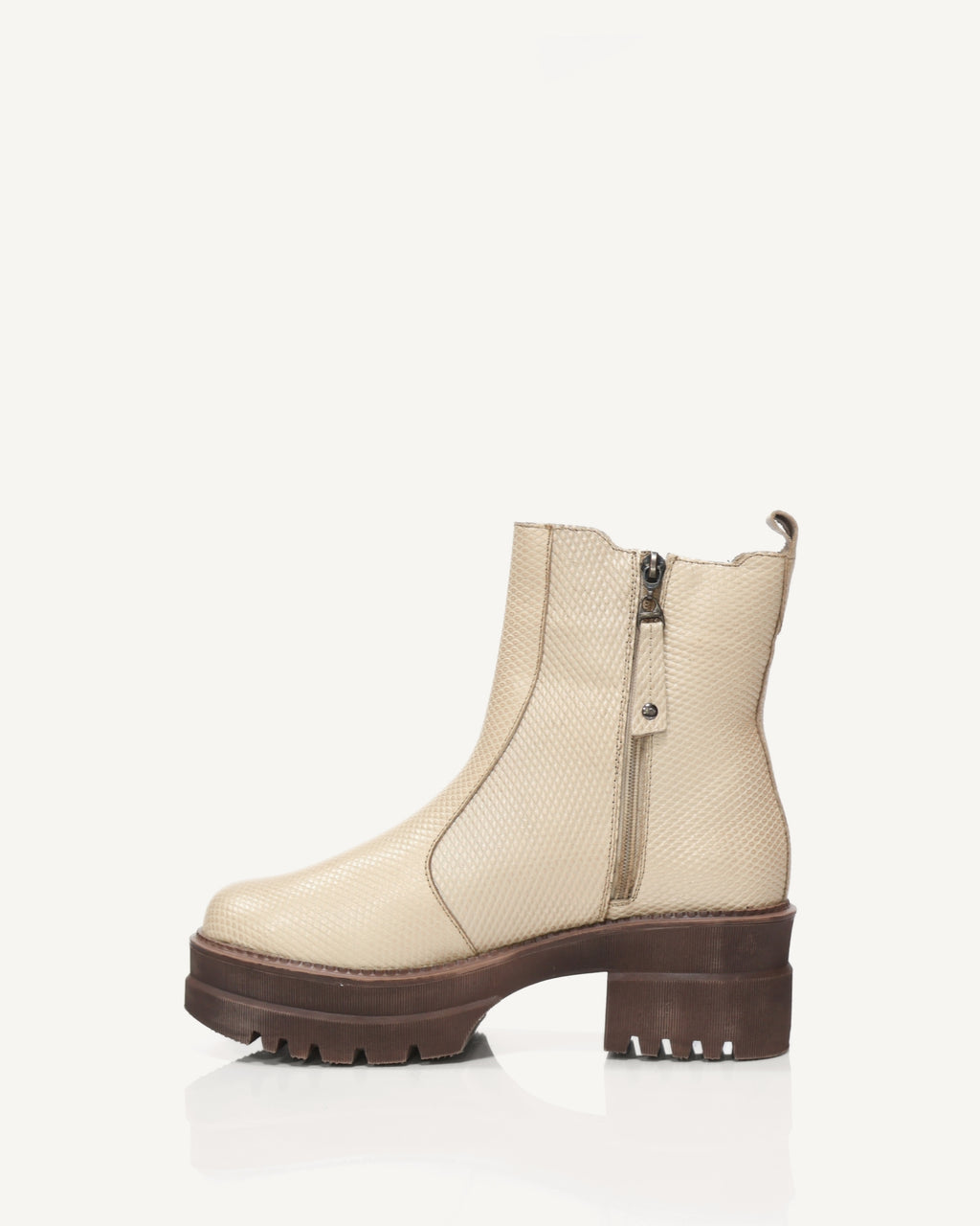 Botines en Cuero Livepool Pardo - Antonina