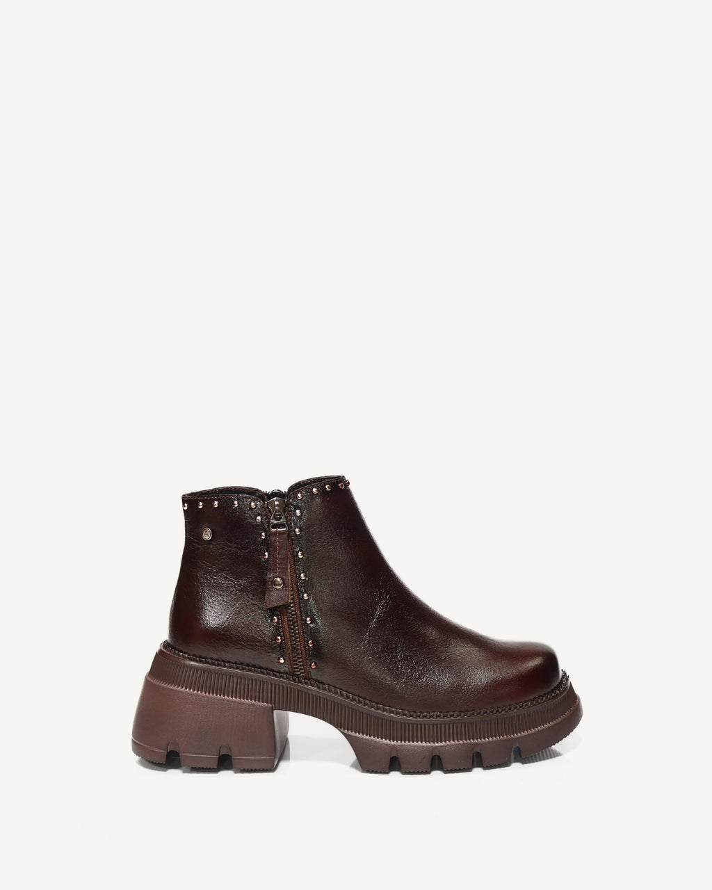 Botines en Cuero Sofía Coñac