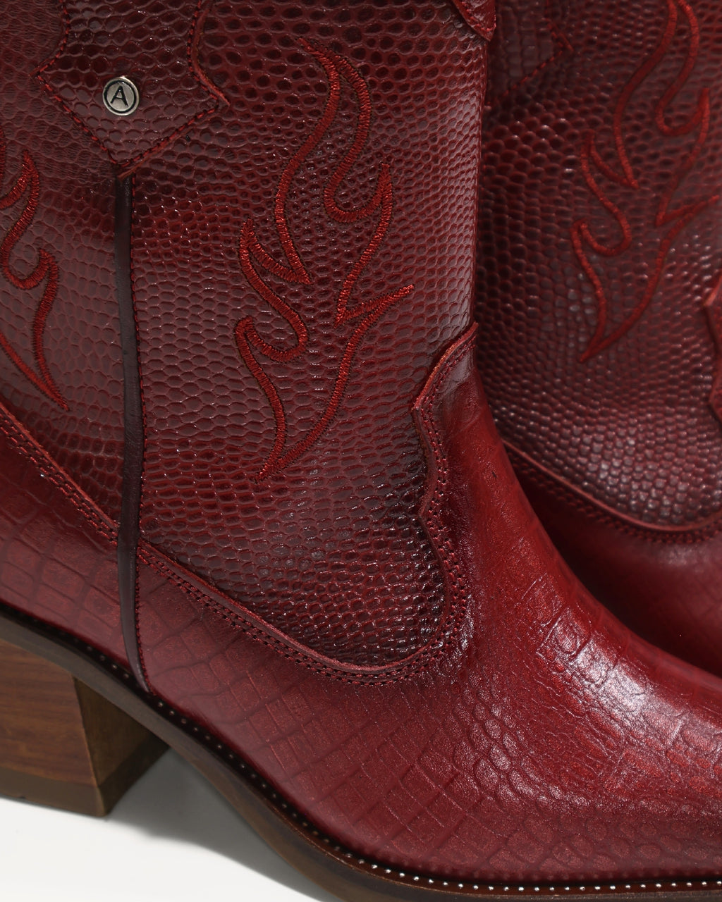Botas Texanas en Cuero Texa Cherry - Antonina